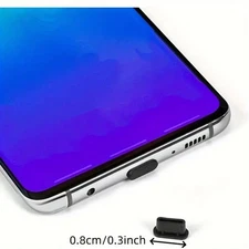 1X Anti Dust Plug Cover Charger Port Cap iPhone Samsung Mac Any USB-C Device