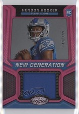 2023 Certified New Generation Jerseys Mirror Pink 149/299 Hendon Hooker ms9