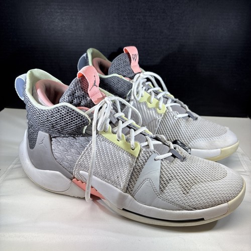 RARE-Nike-Air Jordan-Why Not Zero.2-KB3-Gray/White-A06219-002-Men's Size 12-