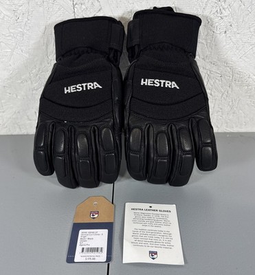 Hestra CZone 5-Finger Leather Glove, Vertical Cut, Unisex Size 7