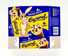 2009 Cadbury Caramel Ice Cream Cones Box Sexy Female Bunny Rabbit Mascot