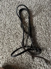 Horse size brown leather schooling english bridle (no reins)