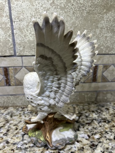 Figurina gufo bianco vintage Homco Artic Flight 1991 usata - Foto 4 di 17