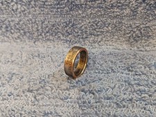 California Handcrafted Washington Quarters coin ring, size 6-1/2 2005