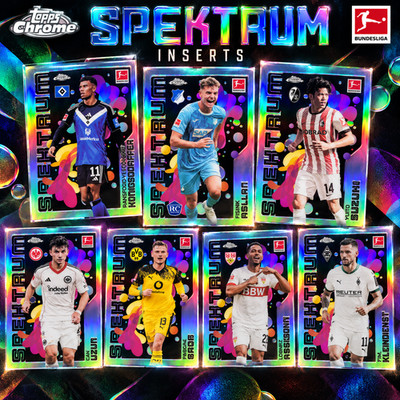 Topps Chrome Bundesliga 2025/26 - Pick Your Spektrum - Insert - NM
