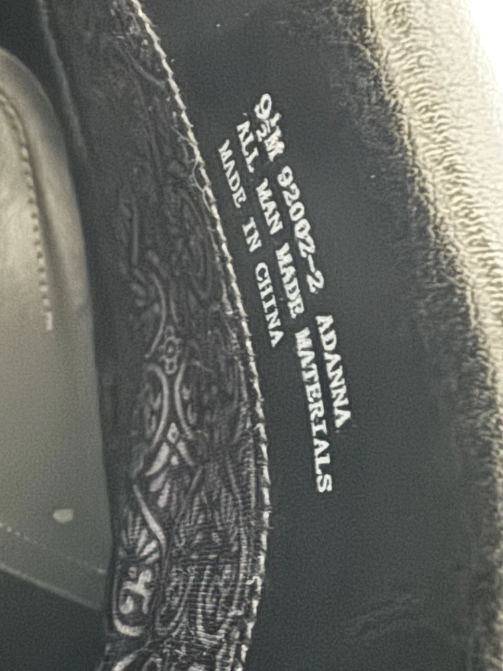 Botines Connie Adanna negros con puño plegable - Para mujer 9,5 M Foto 4 de 4