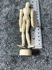 Wooden Mannequin Artist Tabletop Model Posable Articulated Figurine 5.5” Tall