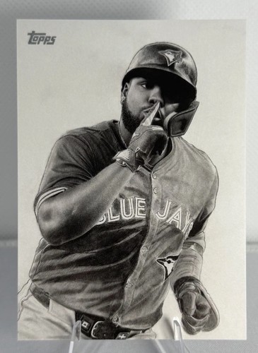 Vladimir Guerrero Jr. #KHAC-22 2025 Topps Update Keegan Hall Art card