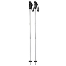 5th Element Shadow Ski Poles, White/Silver, 110cm MY27