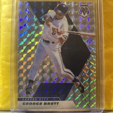 George Brett 2021 Panini Mosaic Silver Prizm #167 PWE  