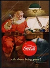 1951 Coke Santa Christmas Haddon Sundblom art Coca Cola vintage print ad