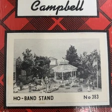 HO 1/87 Scale Campbell Scale Models Kit #383 Bandstand • with instructions 