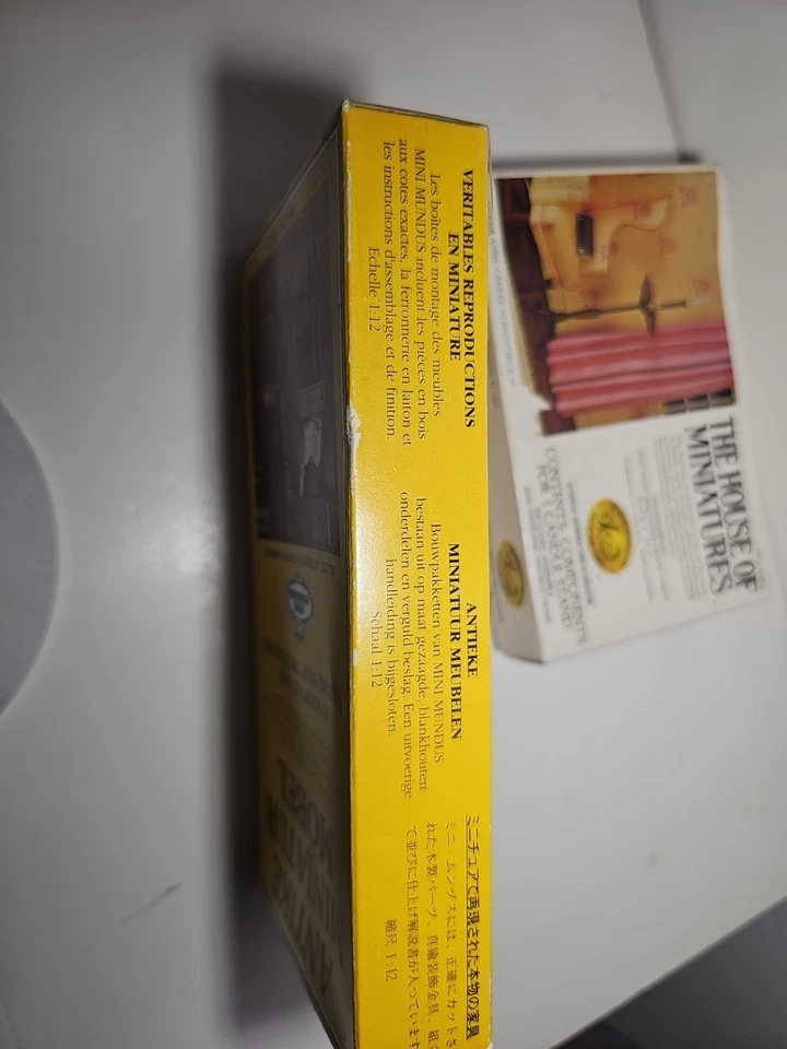 Kit de escritorio y escalera miniatura para casa de muñecas escala 1:12 W5 Mini Mundus y soporte para velas Foto 4 de 4