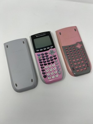 Texas Instruments TI-84 Plus Silver Edition graphing calculator  pink, 2nd cover