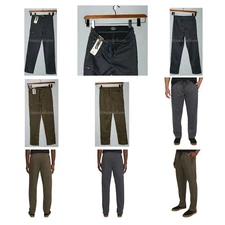 Weatherproof Vintage Men's Cargo Sweatpant in green and gray