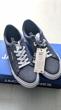 JACK & JONES Herren Sneaker Low Top Grau EU 45 Schnürung neu mit Karton
