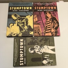 Stumptown  1 2 3 Graphic Novel Lot Oni Press Greg Rucka Hardcover