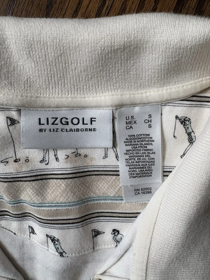 Женский воротник для гольфа Liz Golf от Liz Claiborne без рукавов топ размер маленький ~ хорошее состояние б/у - Изображение 2 из 4