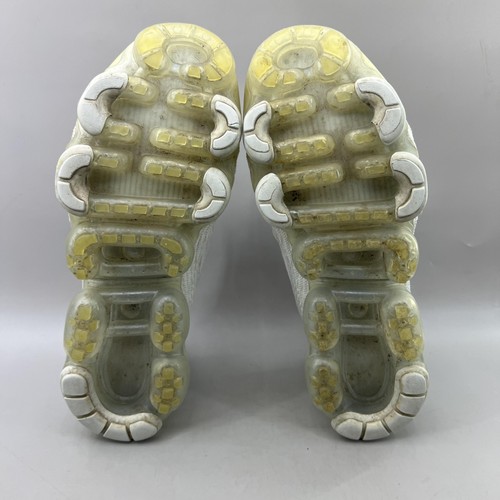 Nike Air VaporMax Flyknit 3 Shoes Mens Size 10.5 White Gray Running Low Sneakers - Picture 7 of 10