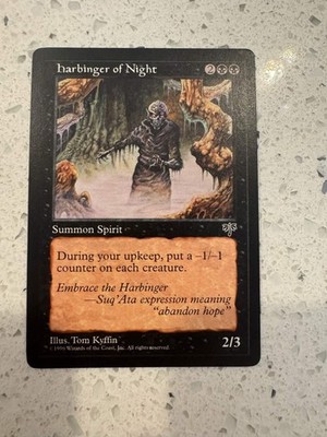 MTG Harbinger of Night Mirage (Magic the Gathering, Ungraded Excellent)