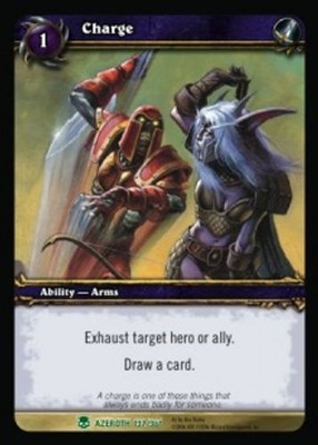 Charge - Heroes of Azeroth - World of Warcraft TCG