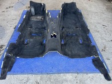 1998-2003 Jaguar XJR XJ8 X308 Sedan Molded Carpet Set Black Front & Rear #4673E