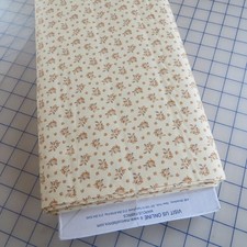 By The Yard  Cream Summer Leaves by Marcus 3.99 Ships ANY Amount Fabric