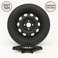 Set 💥 Schalträdchen Peugeot 208 16”4Fori + Cric DOT2025 – Nicht Chinese