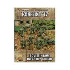 Warlord Konflikt '47 Soviet 28mm Soviet Heavy Infantry Squad SW New 