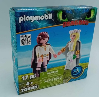 Playmobil 70045 Dragons Astrid und Hicks  Hochzeit Braut Bräutigam Neu Drachen