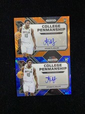 2023 Prizm Draft College Penmanship Auto Adam Flagler RC Blue Ice Lot*2 TZ70
