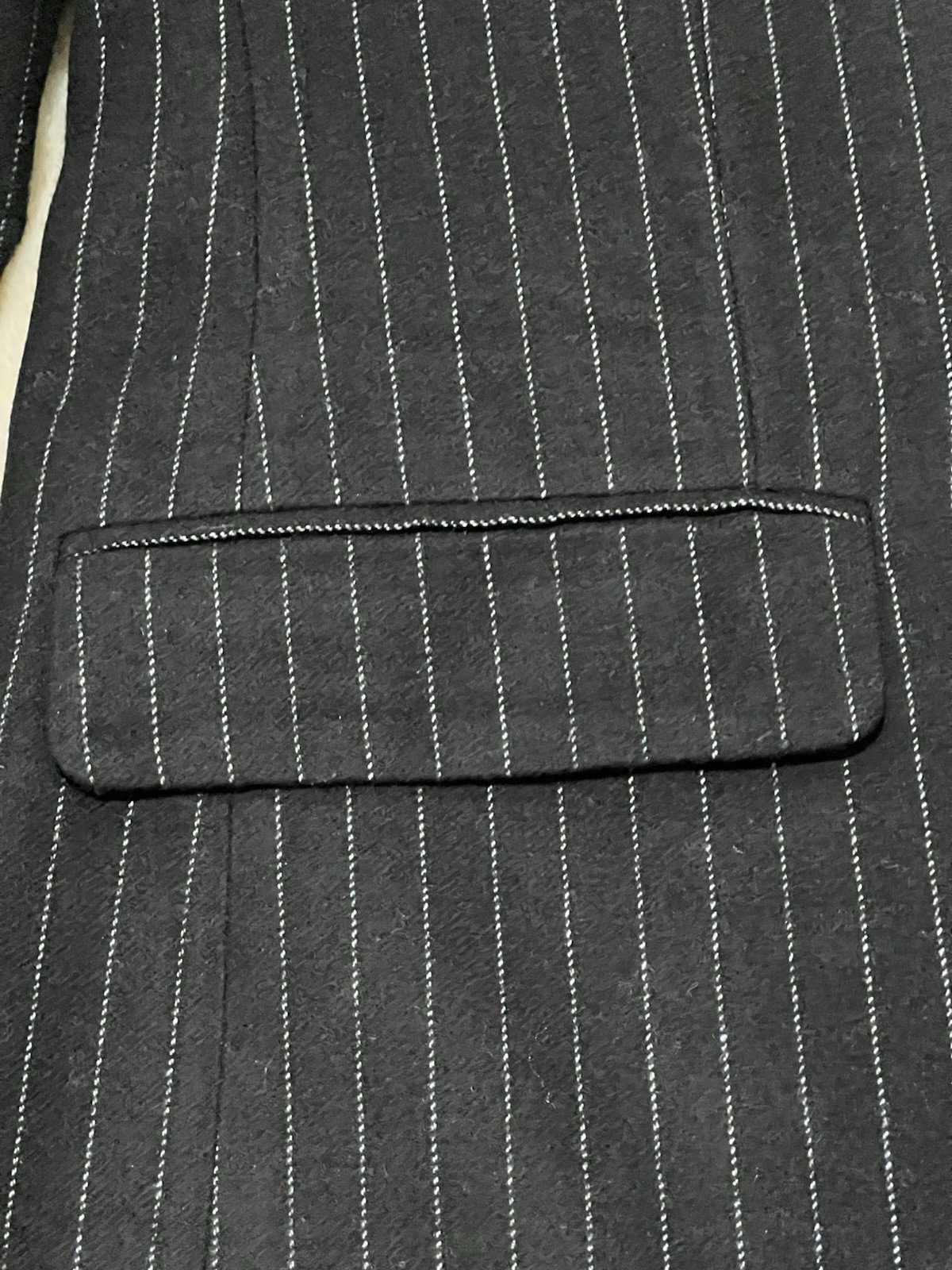 JUUN.J Split Blazer Half Plaid Half Pinstripe Dec… - image 13