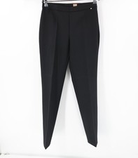 Hugo Boss dress pants womens 2 Tiluna Side Zip 6 Navy black Ponte Slim Leg work