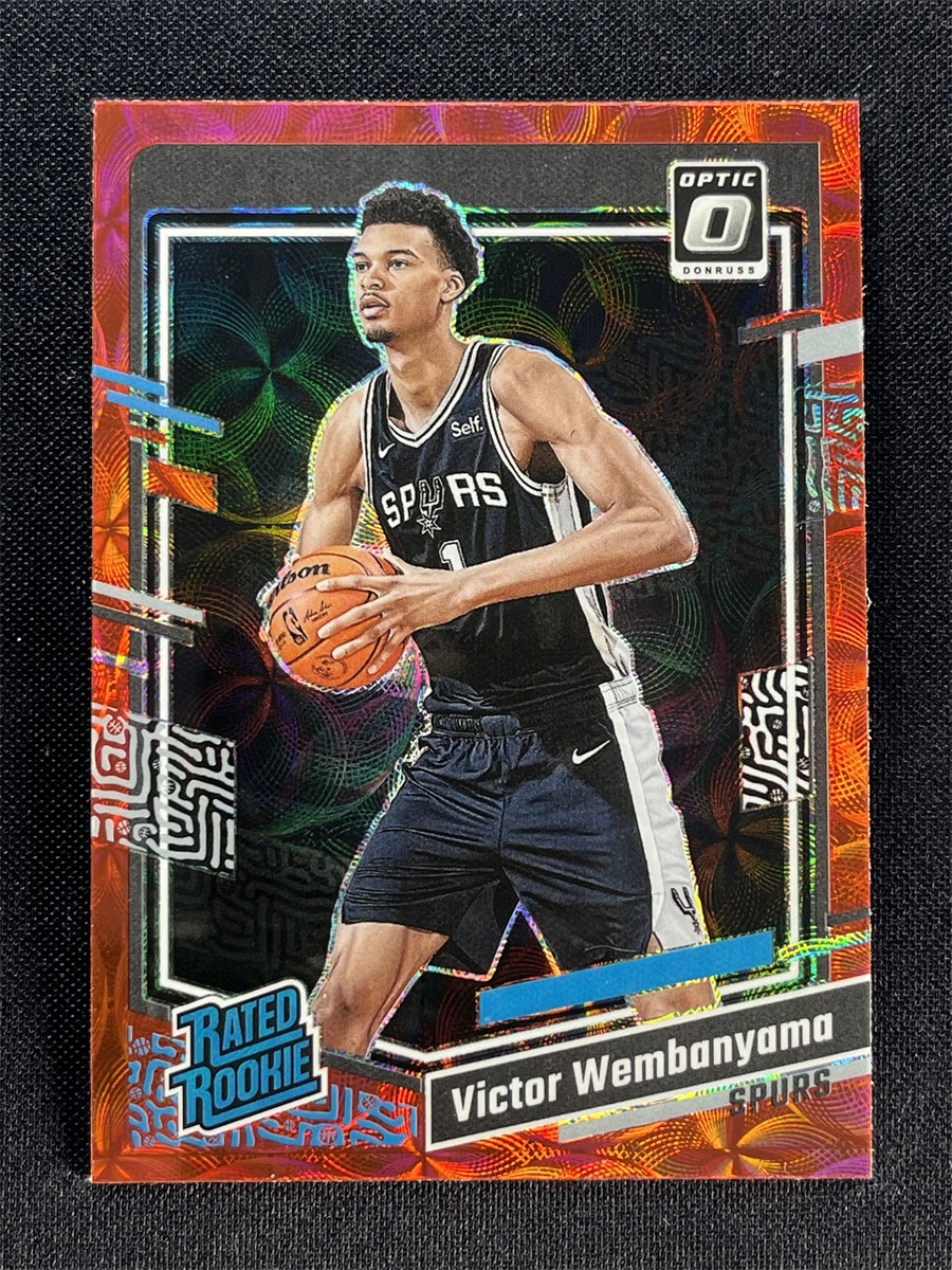 2023-24 Donruss Optic Victor Wembanyama #225 Red  International Rated Rookie RC