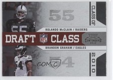 2010 Playoff Contenders Draft Class Rolando McClain Brandon Graham #19 2u3