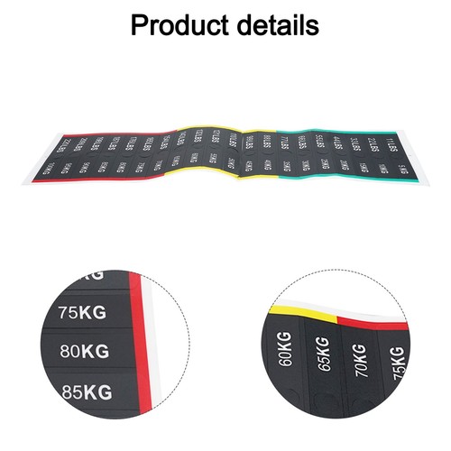 Quick and Effortless Weight Selection with Eye catching Number Stickers - Picture 7 of 12