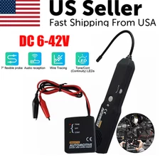 DC 6-42V Car Wire Tracker Tool Automotive Short and Open Finder Circuit Tester
