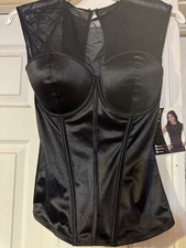 Spirit Halloween Illusion Mesh Corset Top Goth Fetish Alternative Womens M