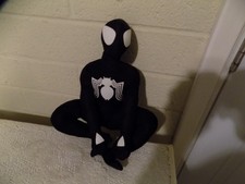 AMAZING Black VENOM Spiderman Plush Marvel Toy 2007 14 Kellytoys, NICE