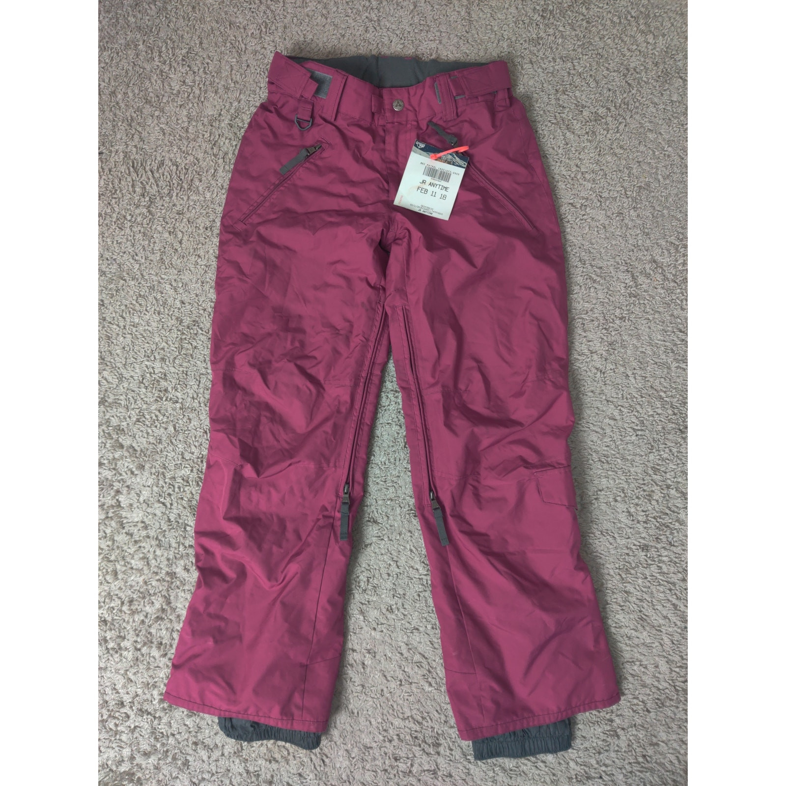 Turbine Women snow pants ski snowboard Waterproof winter sz XS  purple