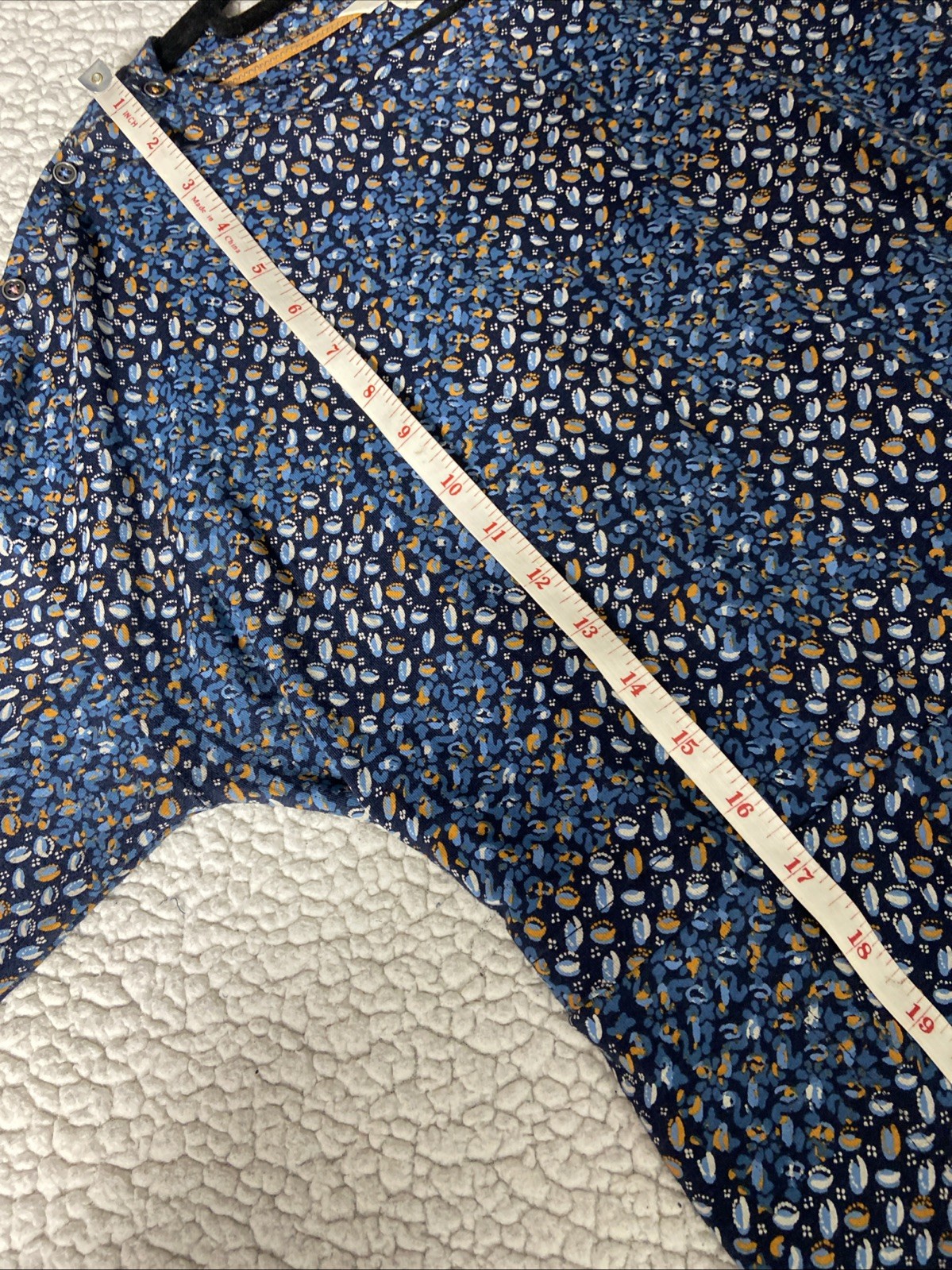 WHITE STUFF Patterned Blue Round Neck Midi Dress … - image 21