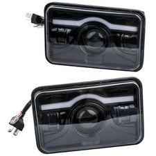 Faros LED rectangulares para Pontiac Firebird Grand Prix 1976-1987 Angel Eye