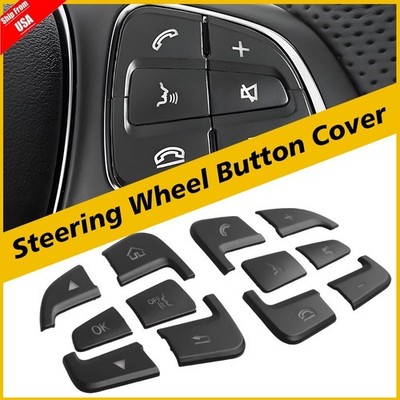 Steering Wheel Multi-Function Button Cover for Mercedes-Benz C300 2015-2017