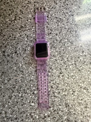 Apple Watch Series 2 Smartwatch 38mm Rose Gold Aluminium Case with Purple Band