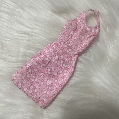 2001 Barbie Spring Zing 56199 Pink Floral dress