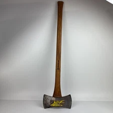 Collins Double Bit Axe Michigan Axe 3 1/2 Pounds 34”Handle Lightly Used
