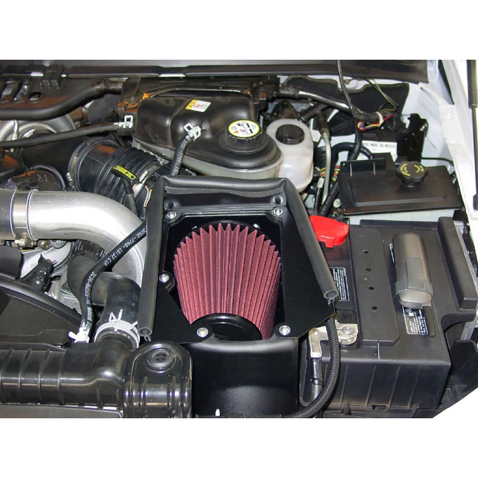 Kit de sistema de admisión de aire frío Airaid 400-131-1 para 2003-07 F250 F350 6,0 L V8 diésel Foto 3 de 4
