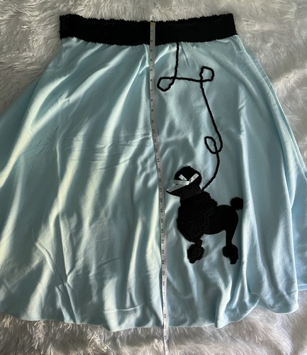 Poodle Skirt 1950’s Costume Women’s Plus Sz XXL Blue Dog - Picture 10 of 11