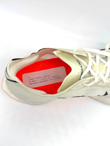 Nike Womens ZoomX Vaporfly 4 Proto Sail Shoes Sz 7.5 New Running HF6411-100 - 第 9/12 張圖片