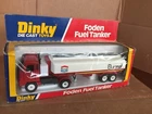 VINTAGE DINKY TOY # 950 DIE-CAST FODEN FUEL TANKER BURMAH GAS TRUCK CLEAN IN BOX